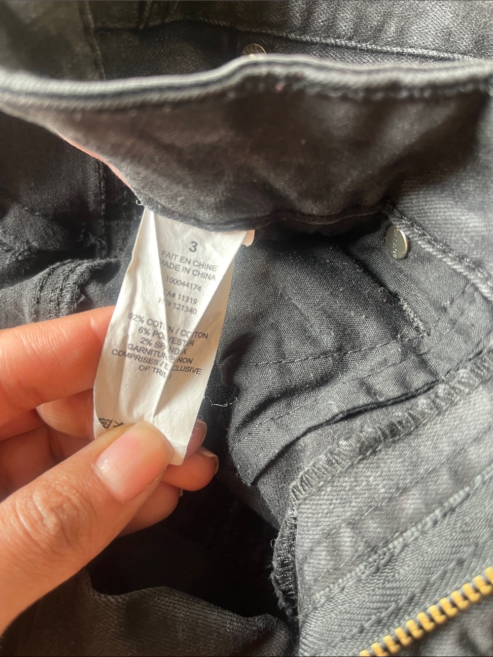 Garage Mid Rise Black Ripped Skinny Jeans - Picture 6 of 11